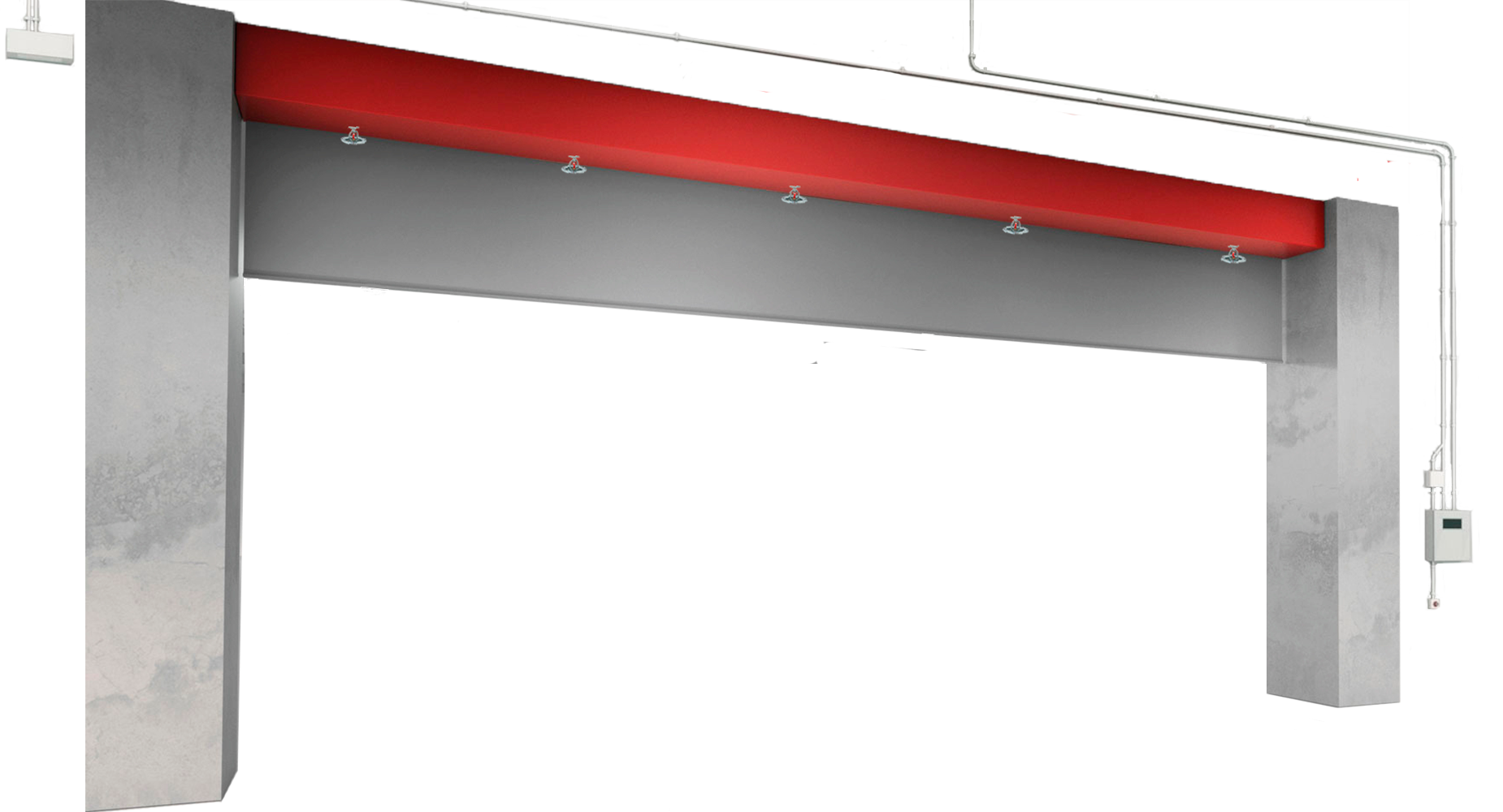 Cortina Irrigada Corta-Fogo - Electromatic